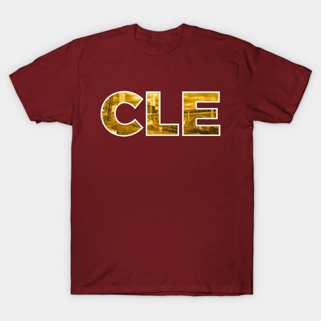 Cleveland Cavaliers Skyline T-Shirt by StupidHead